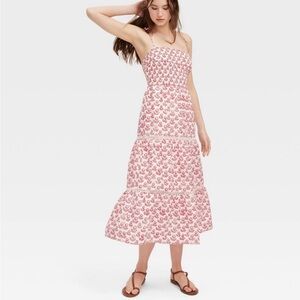 Floral Pink Maxi Dress